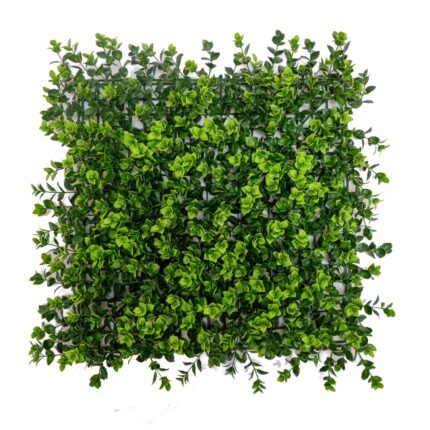 Buxus Hedge Green UV Resistant Artificial Vertical Wall Tile – 50 cm x 50 cm