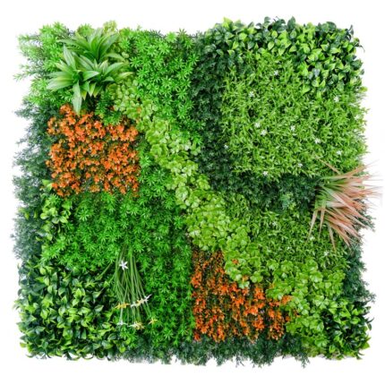 Jungle Adventure UV Resistant Artificial Vertical Wall Garden Tile – 1 mtr x 1 mtr